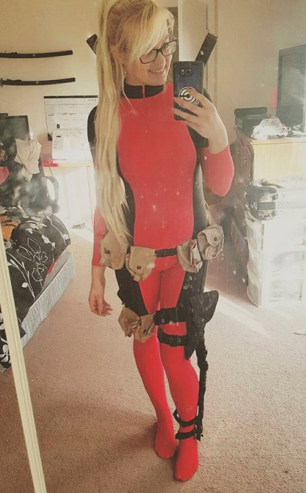 Deadpool Cosplay Costume Catsuit For Halloween 15070238